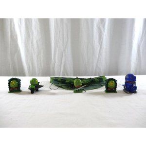 MGA Entertainment Awesome Little Green Men Blue Men Toy‎ Figures Lot Of 5